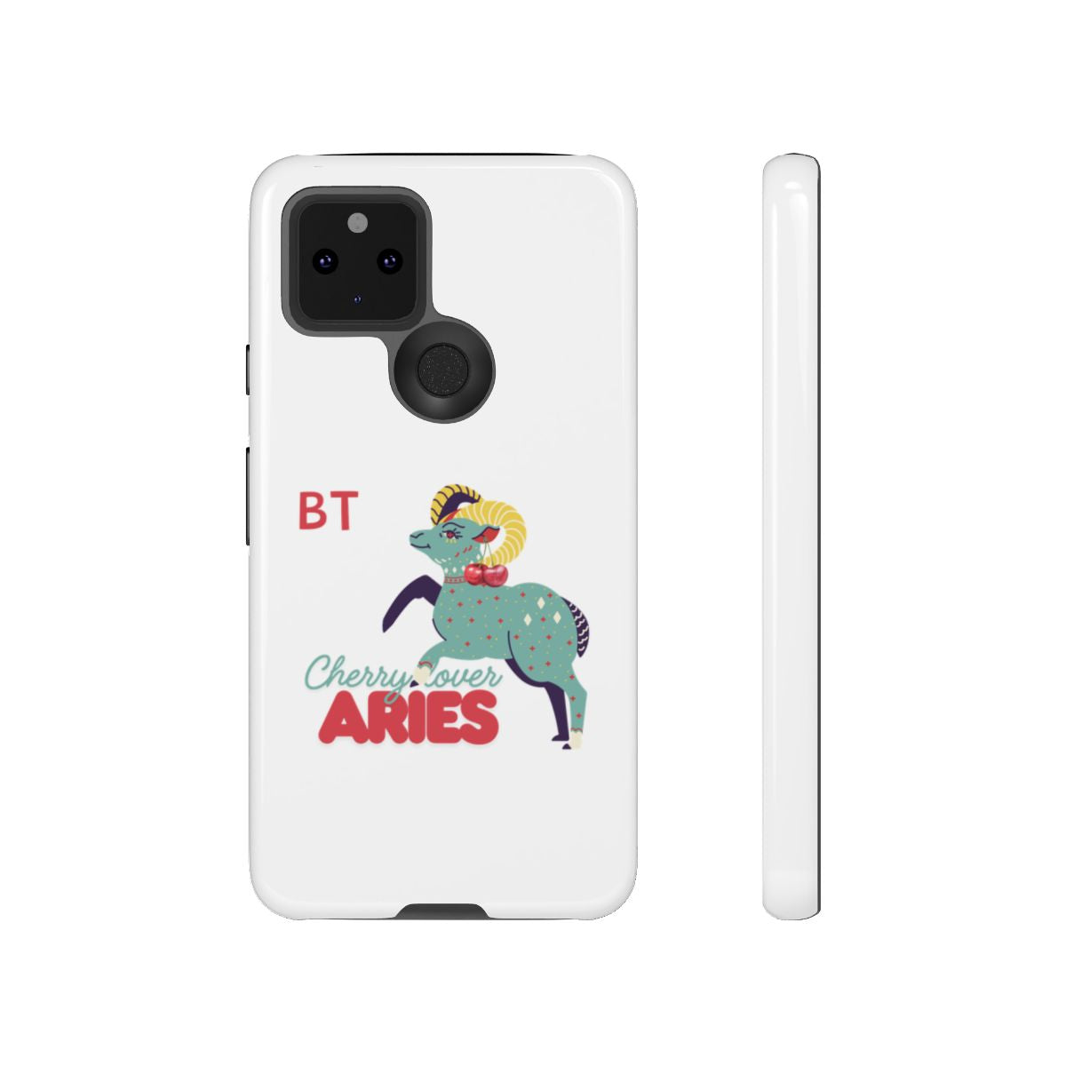Cherry Lover Zodiac Phone Case - ARIES - PERSONALIZED
