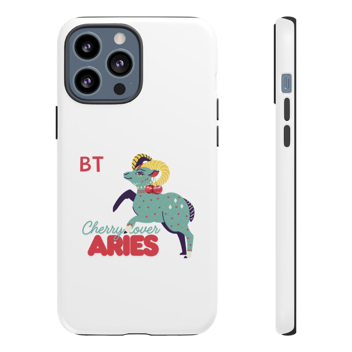 Cherry Lover Zodiac Phone Case - ARIES - PERSONALIZED