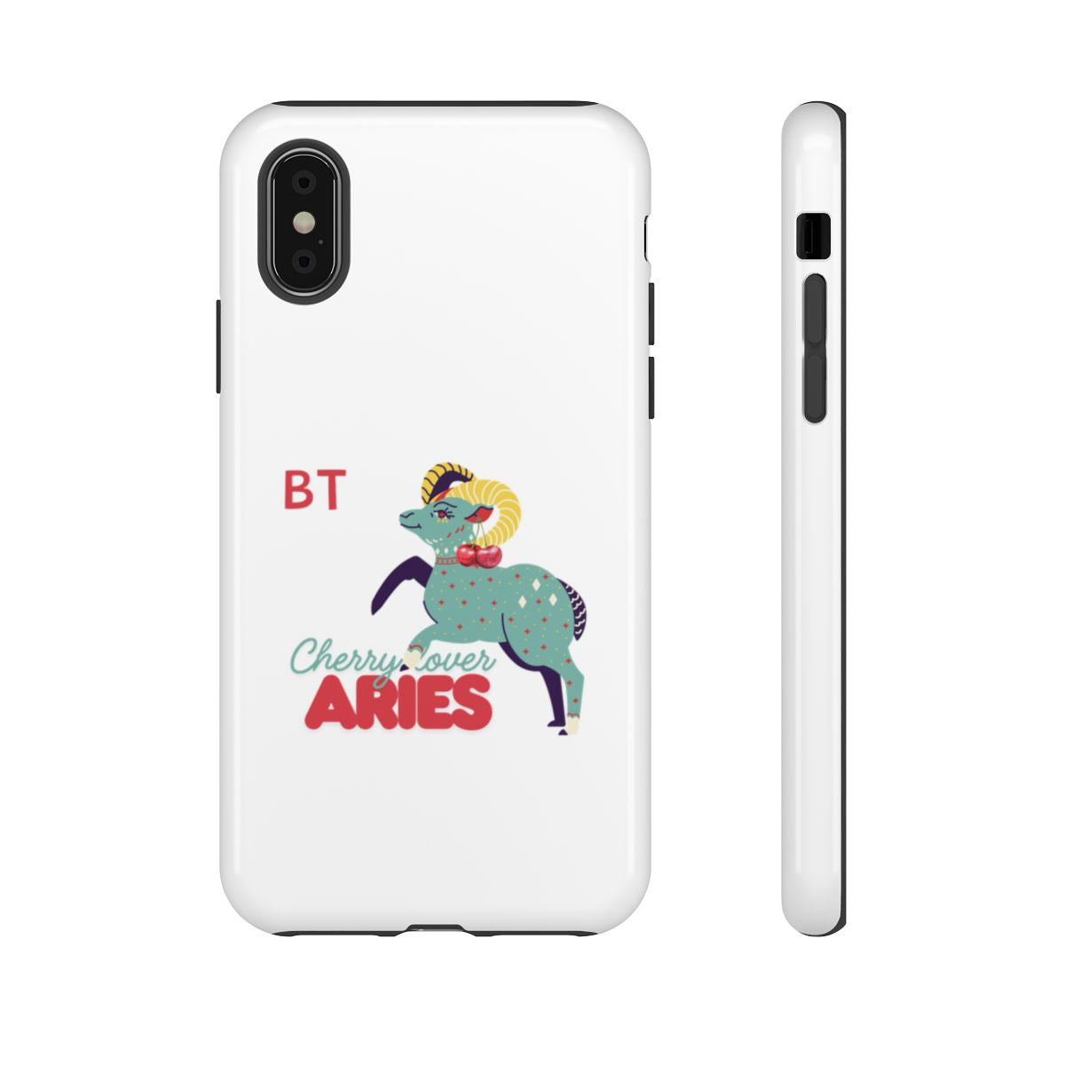 Cherry Lover Zodiac Phone Case - ARIES - PERSONALIZED