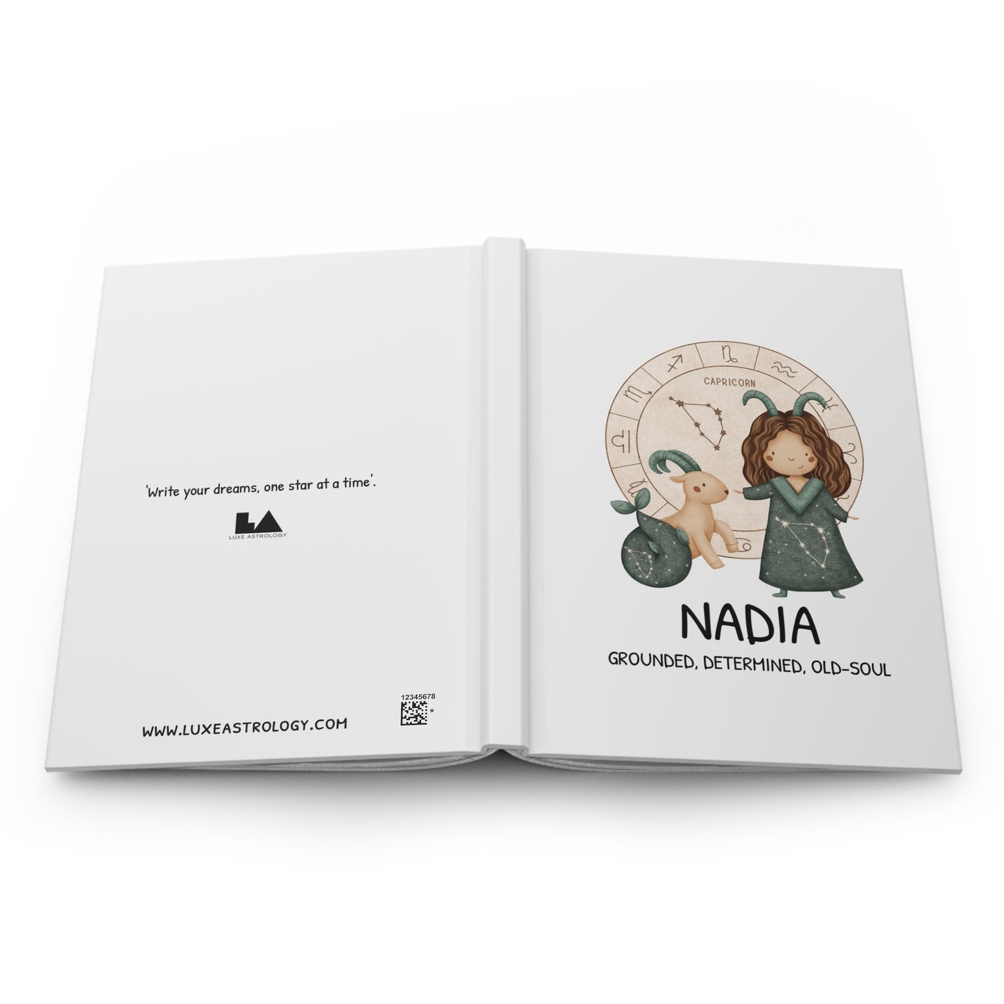 Personalized Journal for GIRLS - CAPRICORN