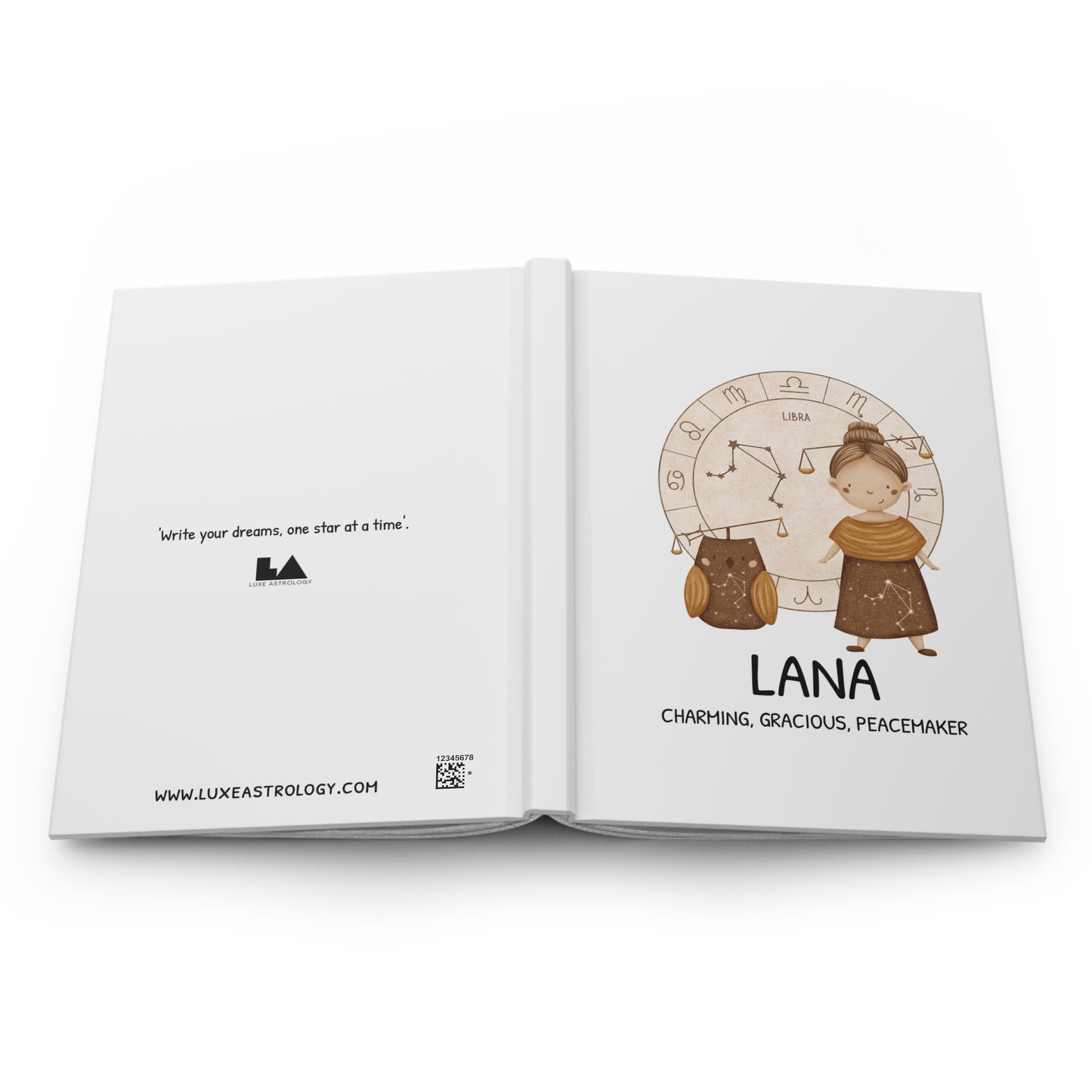 Personalized Journal for GIRLS - LIBRA