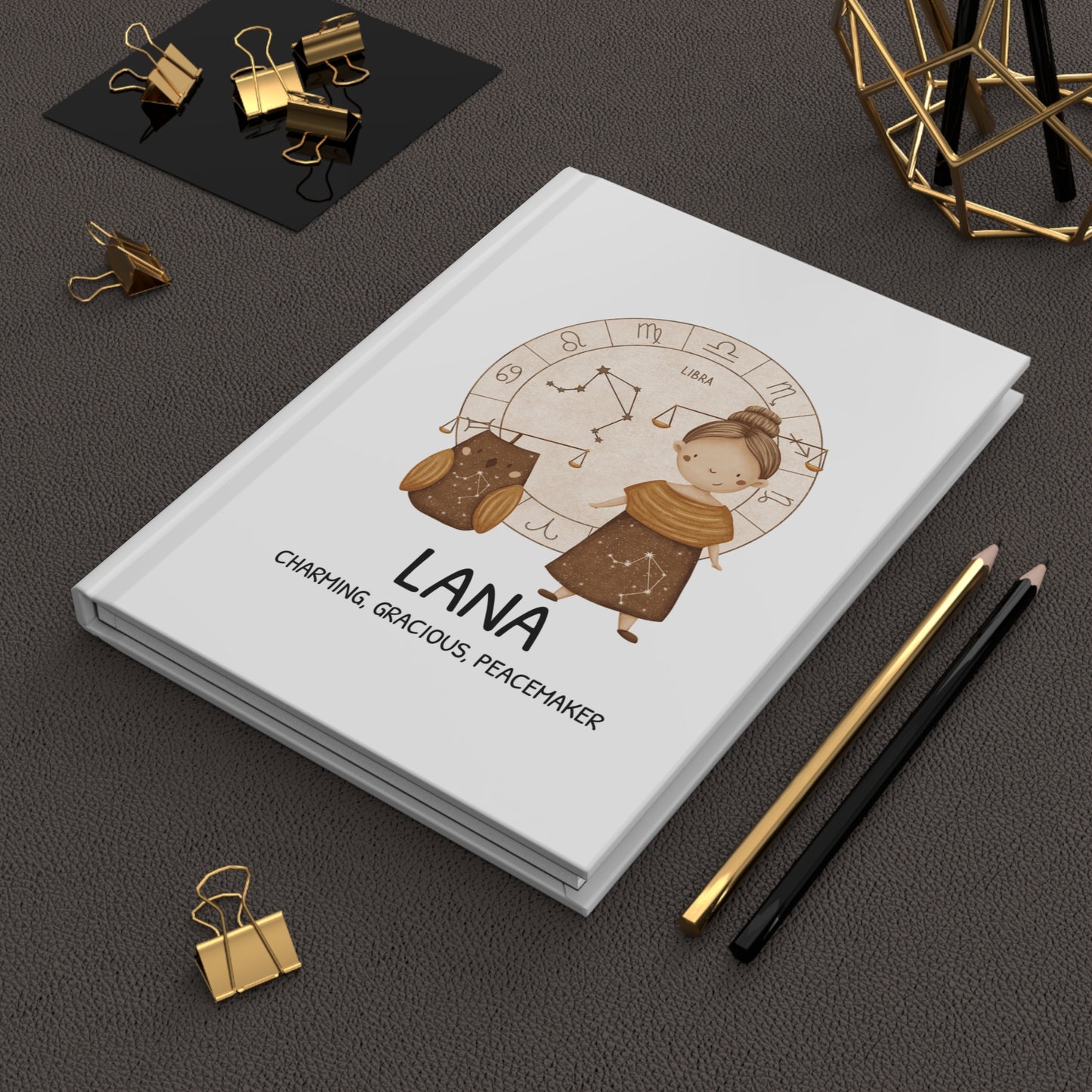 Personalized Journal for GIRLS - LIBRA