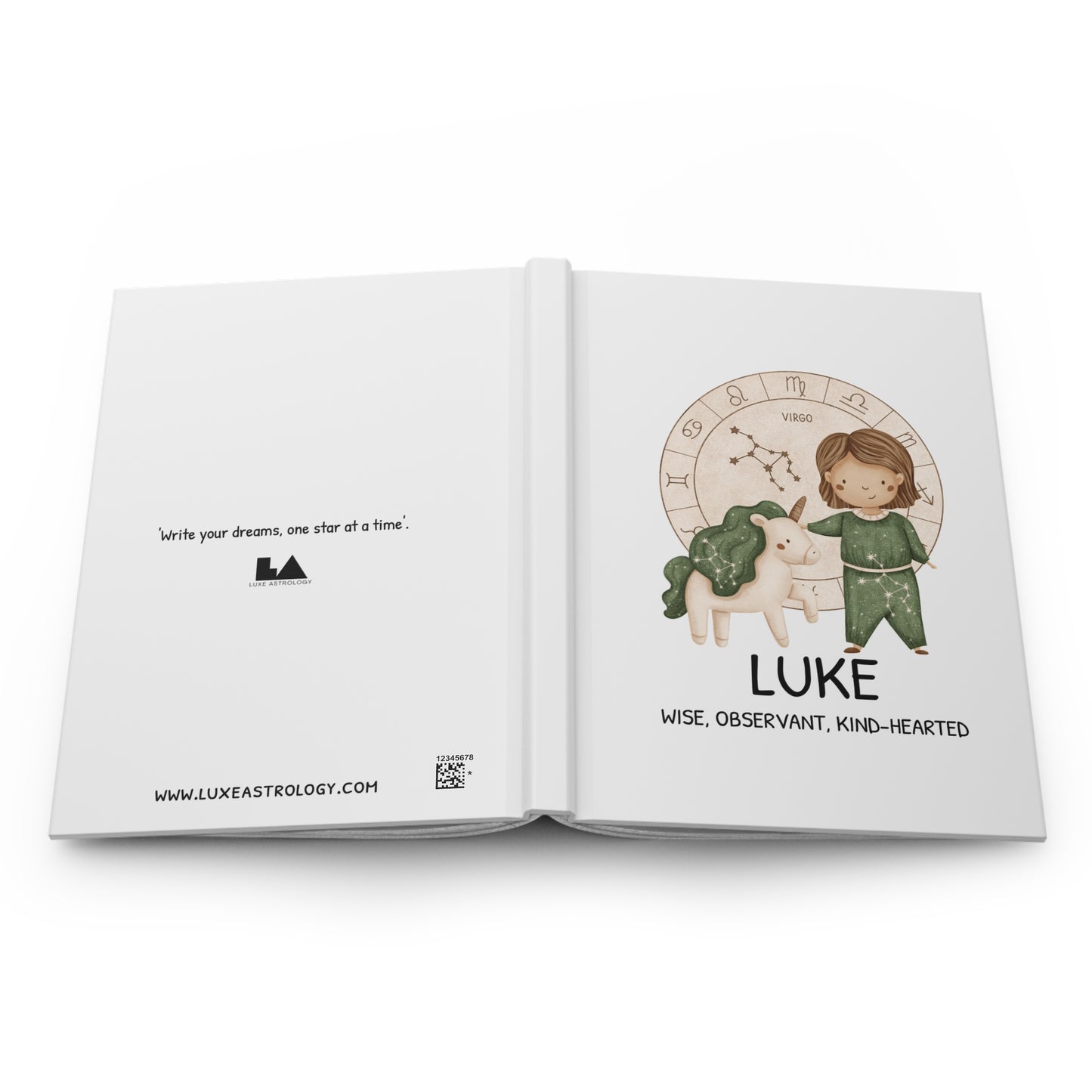 Personalized Journal for BOYS - VIRGO