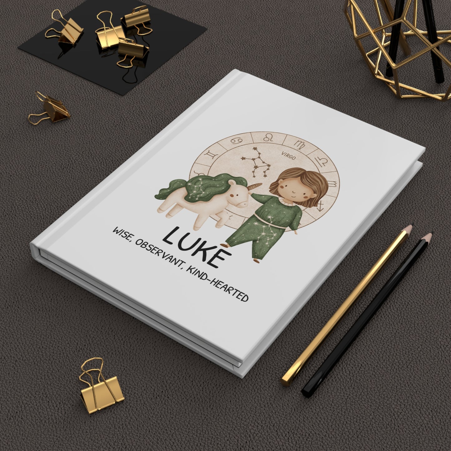 Personalized Journal for BOYS - VIRGO