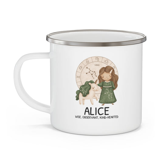 Personalised Kids Mug - Zodiac sign - VIRGO GIRL 12oz, 355ml