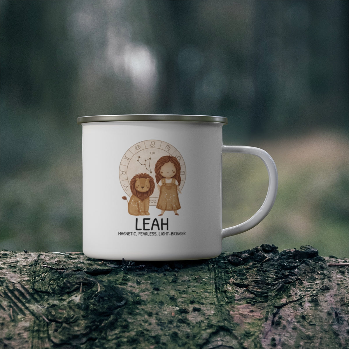 Personalised Kids Mug - Zodiac sign - LEO GIRL 12oz, 355ml