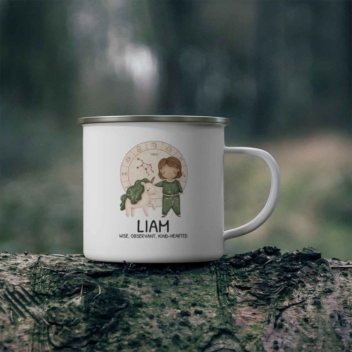 Personalised Kids Mug - Zodiac sign - VIRGO BOY 12oz, 355ml
