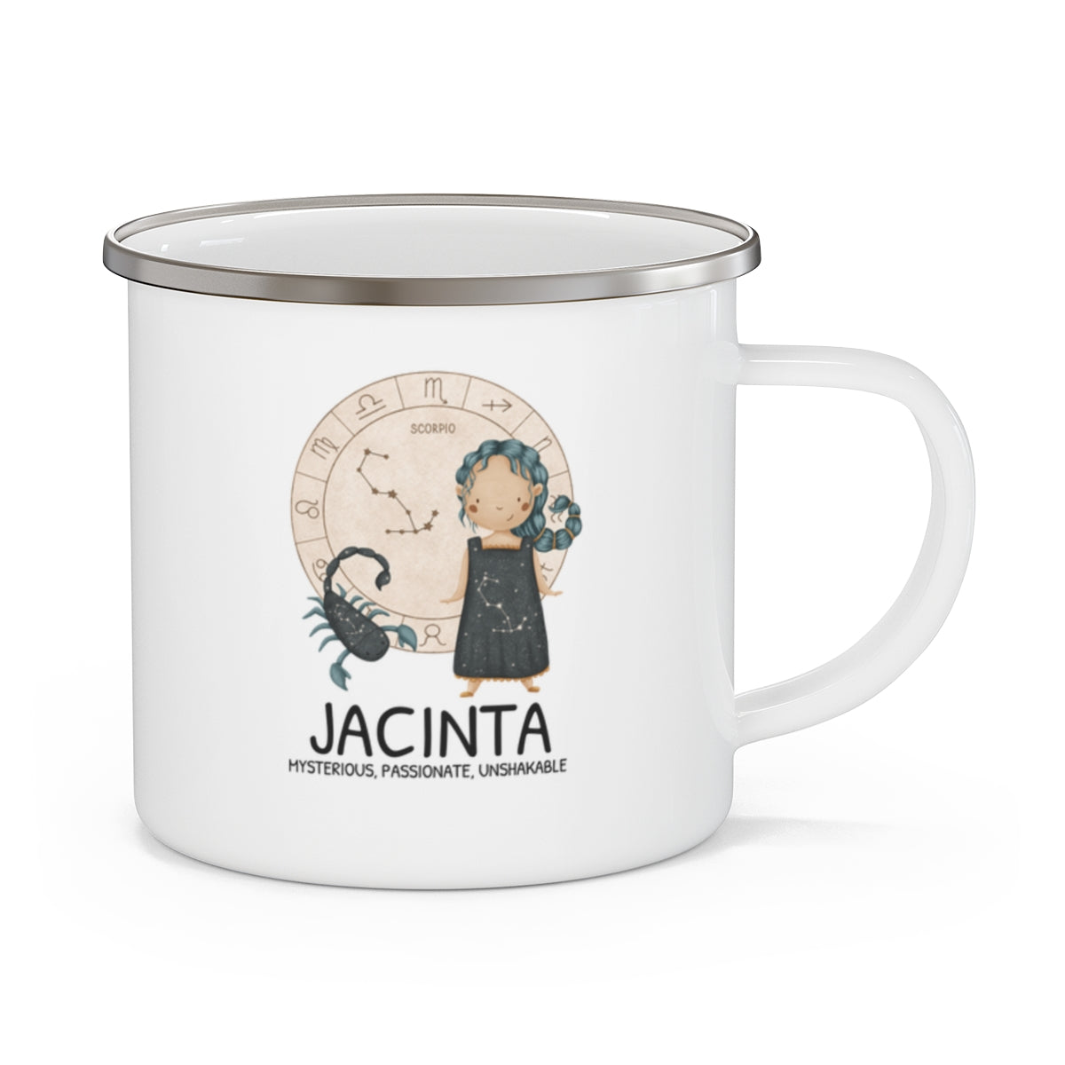 Personalised Kids Mug - Zodiac sign - SCORPIO GIRL 12oz, 355ml