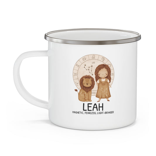 Personalised Kids Mug - Zodiac sign - LEO GIRL 12oz, 355ml