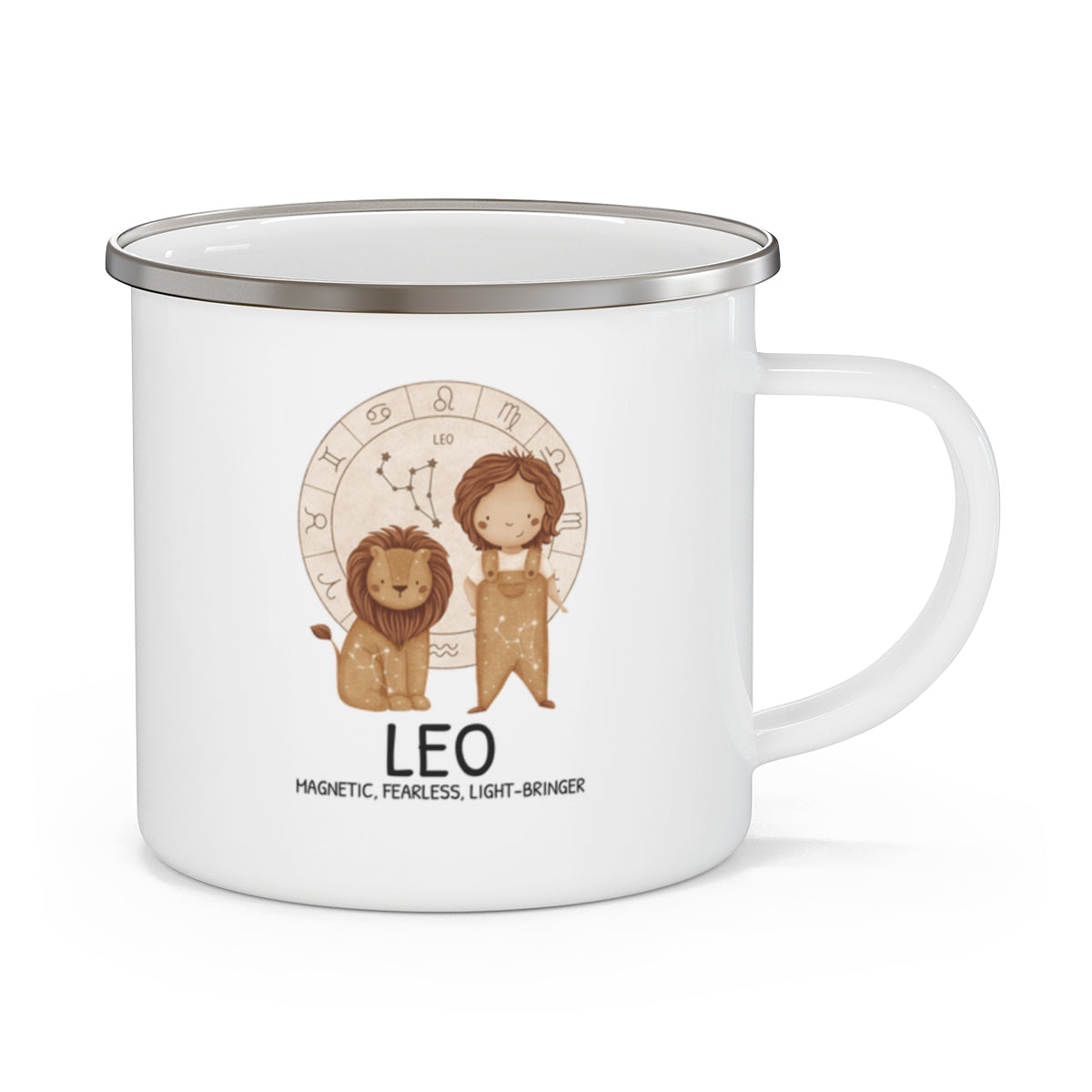 Personalised Kids Mug - Zodiac sign - LEO BOY 12oz, 355ml