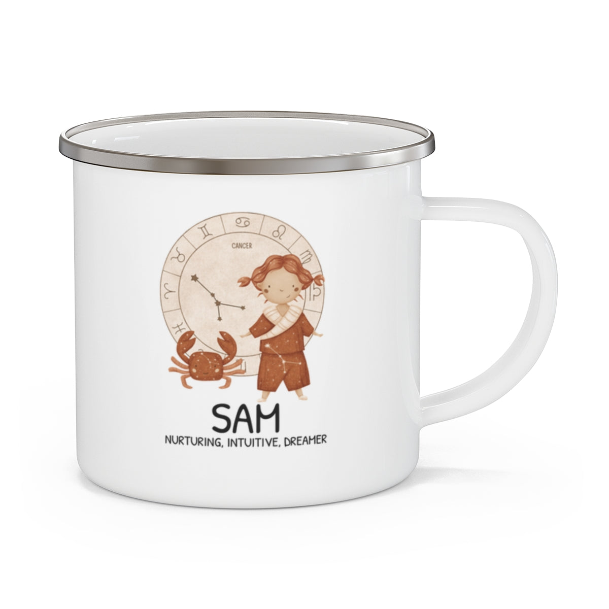 Personalised Kids Mug - Zodiac sign - CANCER BOY 12oz, 355ml
