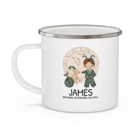 Personalised Kids Mug - Zodiac sign - CAPRICORN BOY 12oz, 355ml
