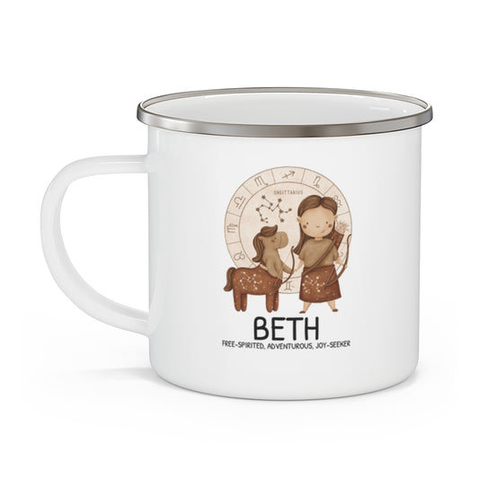 Personalised Kids Mug - Zodiac sign - SAGITTARIUS GIRL 12oz, 355ml
