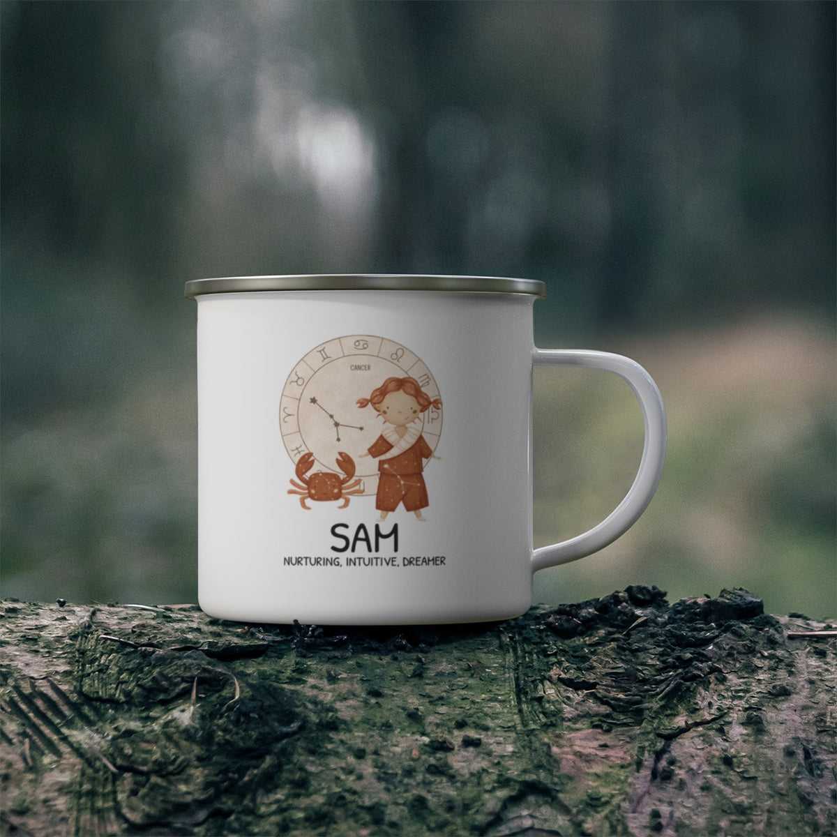 Personalised Kids Mug - Zodiac sign - CANCER BOY 12oz, 355ml