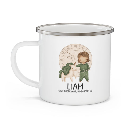 Personalised Kids Mug - Zodiac sign - VIRGO BOY 12oz, 355ml