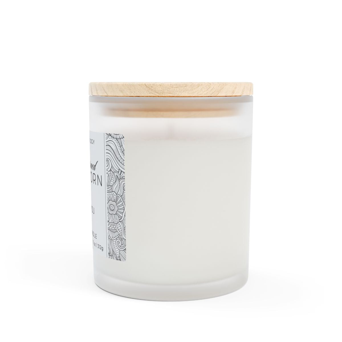 Frosted Glass Candle – Funny Candle (CAPRICORN) - 11oz, 312g