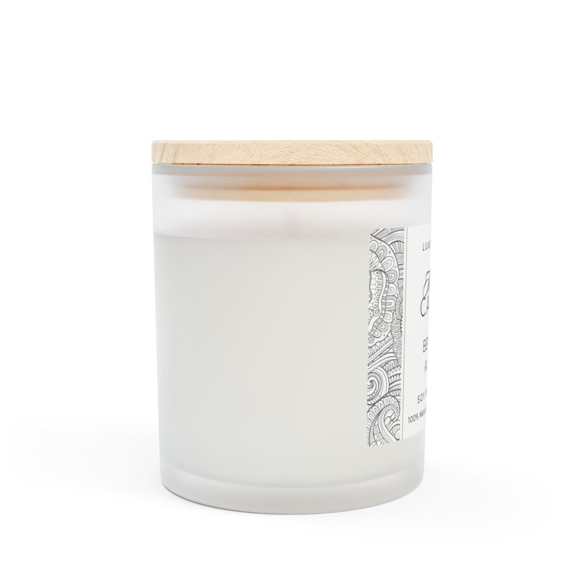 Frosted Glass Candle – Personalised Funny Candle (CANCER) - 11oz, 312g