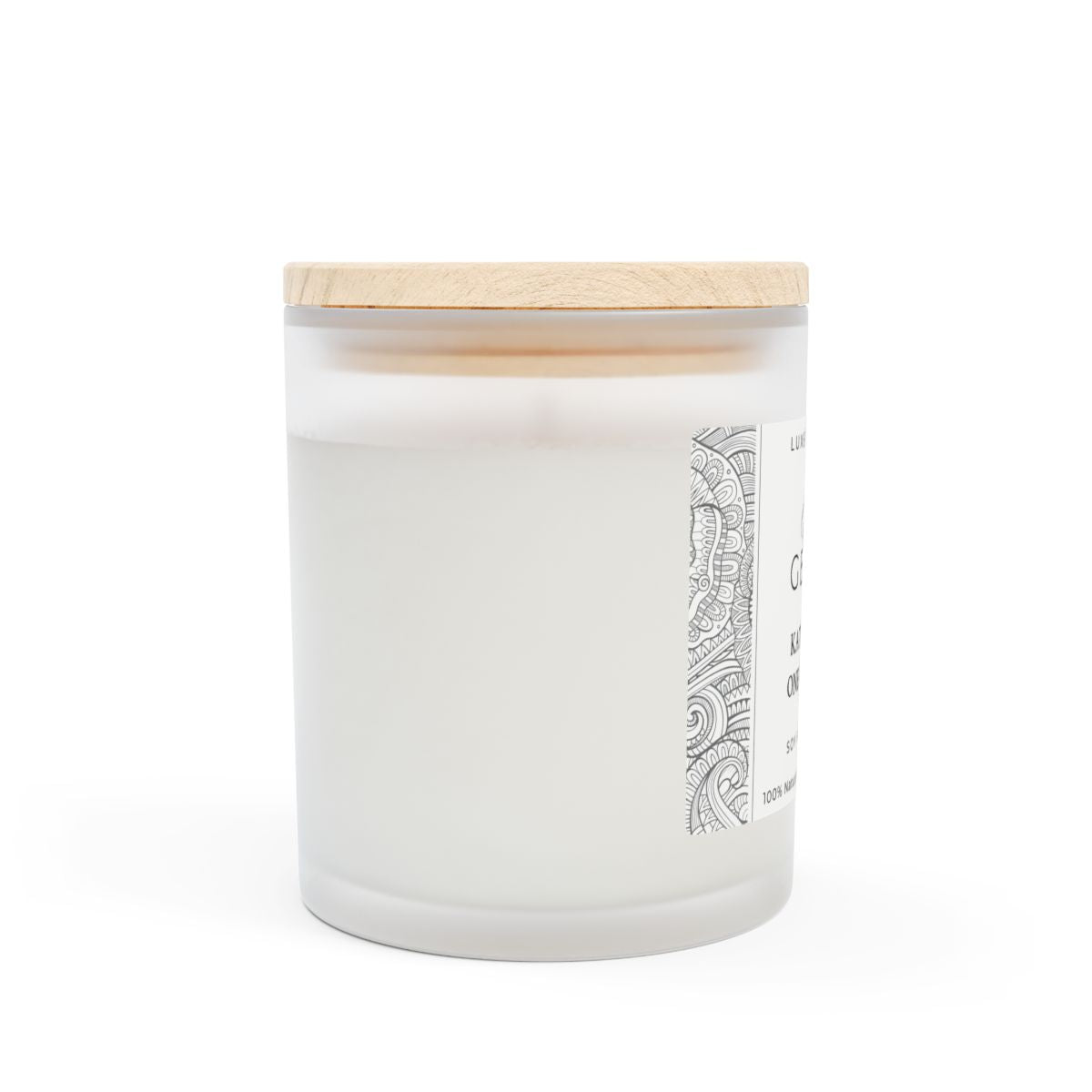 Frosted Glass Candle, Funny Candle (GEMINI) - 11oz, 312g