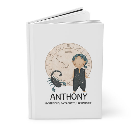 Personalized Journal for BOYS - SCORPIO