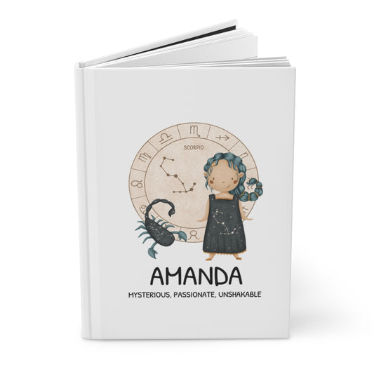 Personalized Journal for GIRLS - SCORPIO