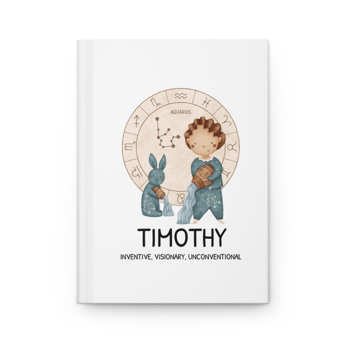 Personalized Journal for BOYS - AQUARIUS