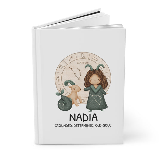 Personalized Journal for GIRLS - CAPRICORN