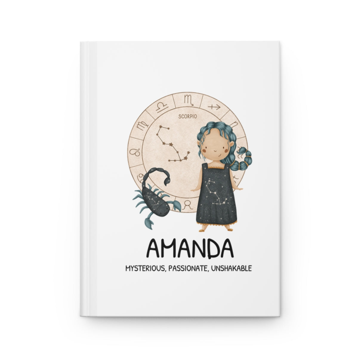 Personalized Journal for GIRLS - SCORPIO