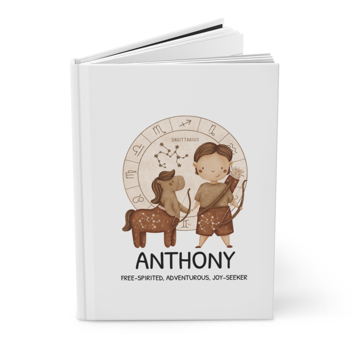 Personalized Journal for BOYS - SAGITTARIUS