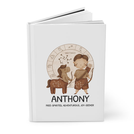 Personalized Journal for BOYS - SAGITTARIUS