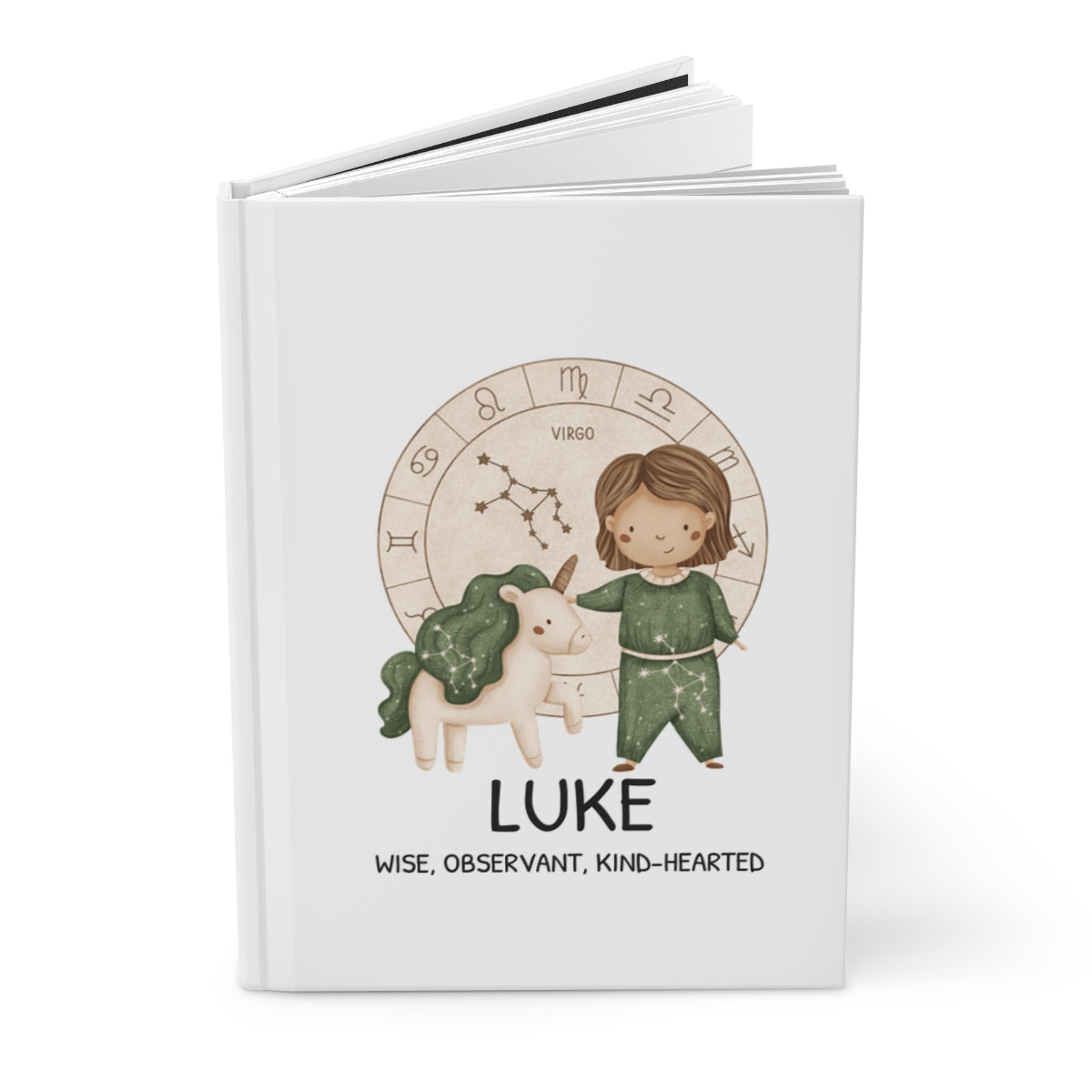 Personalized Journal for BOYS - VIRGO