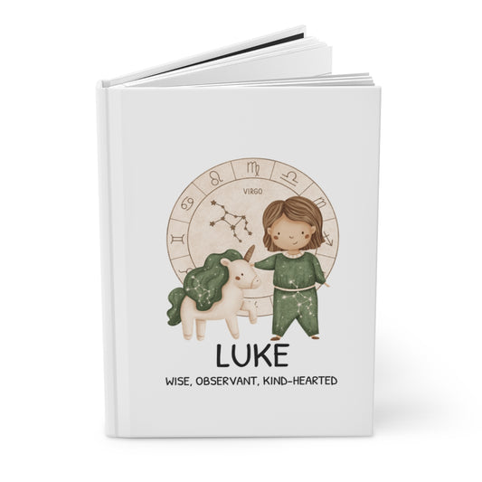 Personalized Journal for BOYS - VIRGO