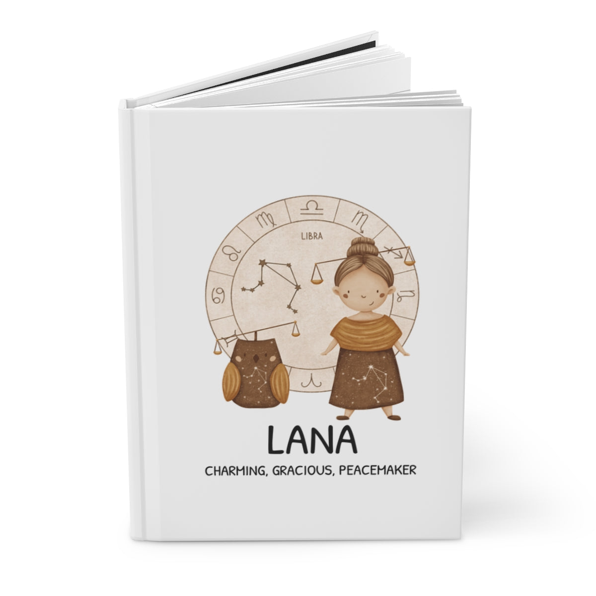Personalized Journal for GIRLS - LIBRA