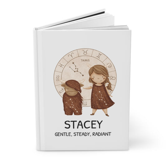 Personalized Journal for GIRLS - TAURUS