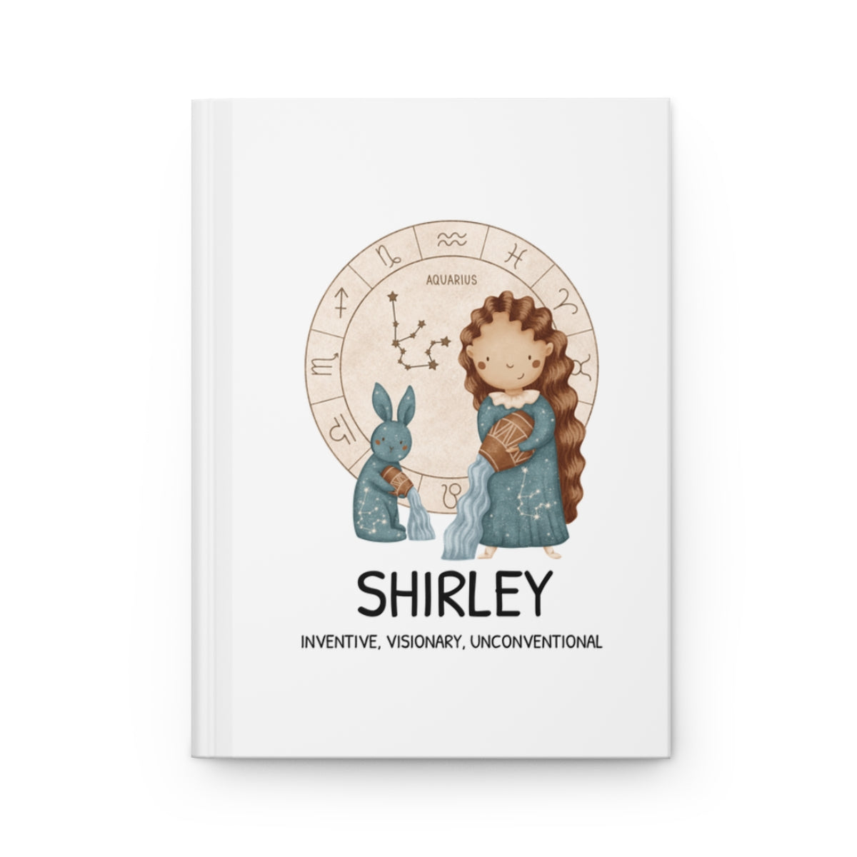 Personalized Journal for GIRLS - AQUARIUS