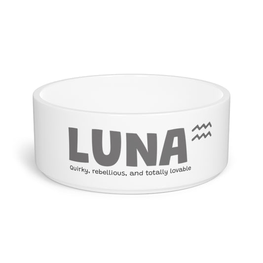 Personalized Pet Bowl / Dog Bowl - Zodiac Edition