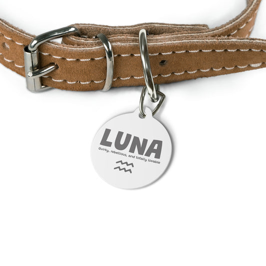 Personalized Pet Tag - Zodiac Edition