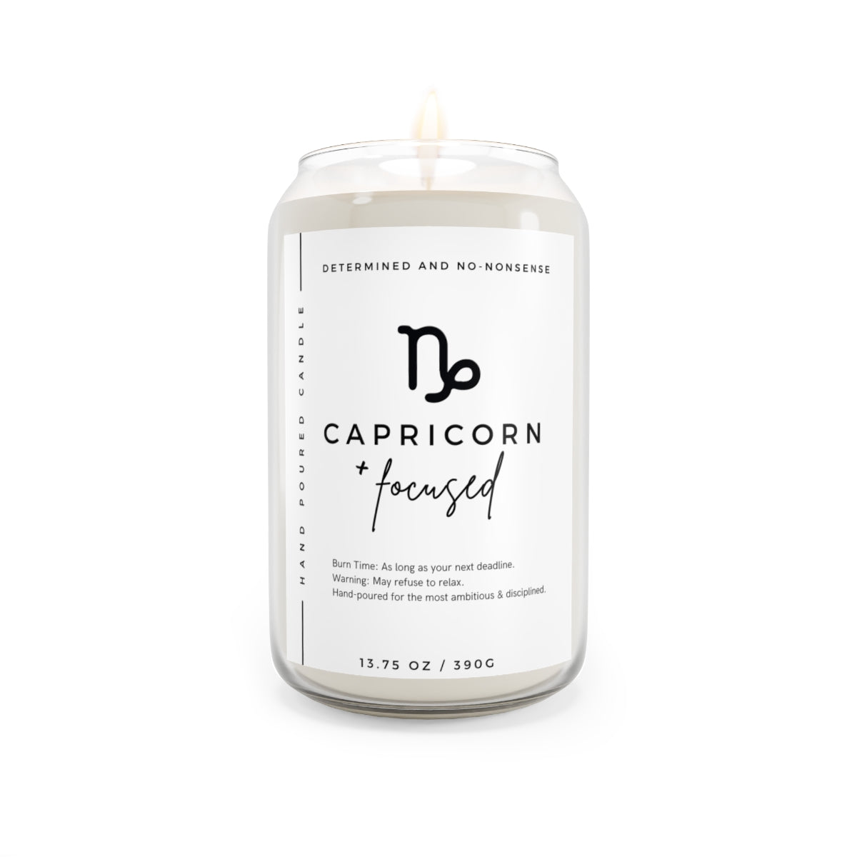 CAPRICORN Zodiac Scented Candle, 13.75oz, 390g
