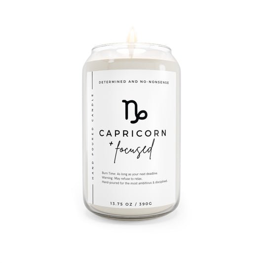 CAPRICORN Zodiac Scented Candle, 13.75oz, 390g