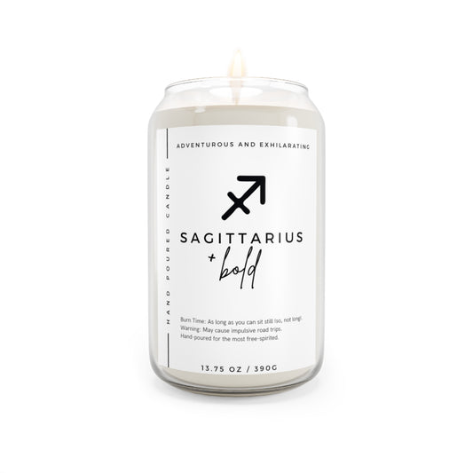 SAGITTARIUS Zodiac Scented Candle, 13.75oz, 390g