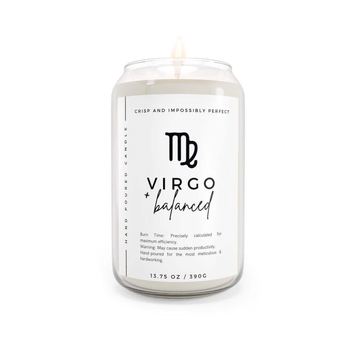 VIRGO Zodiac Scented Candle, 13.75oz, 390g