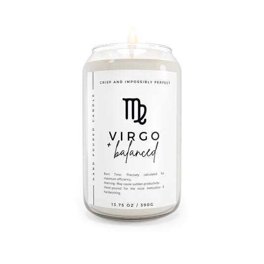 VIRGO Zodiac Scented Candle, 13.75oz, 390g