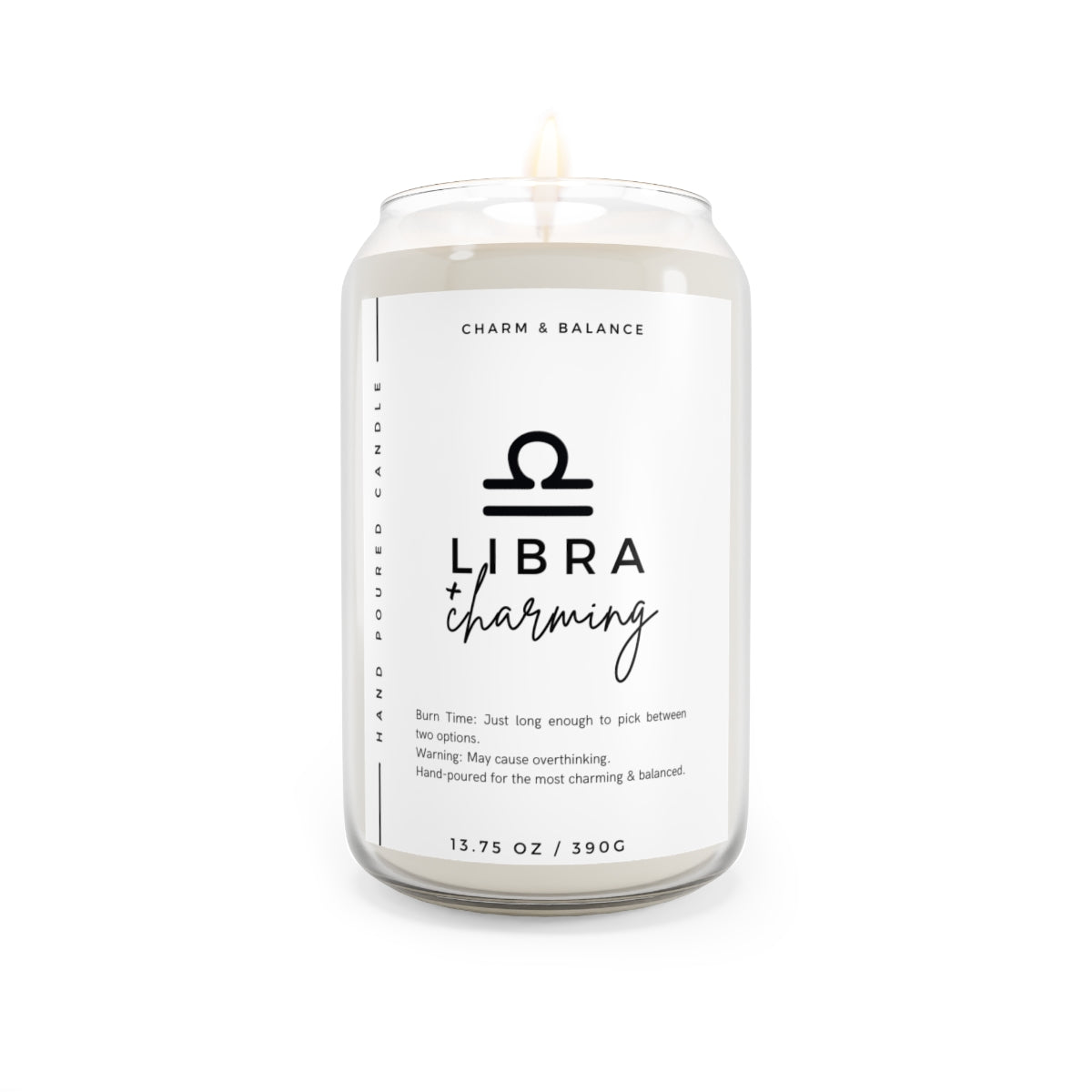 LIBRA Zodiac Scented Candle, 13.75oz, 390g