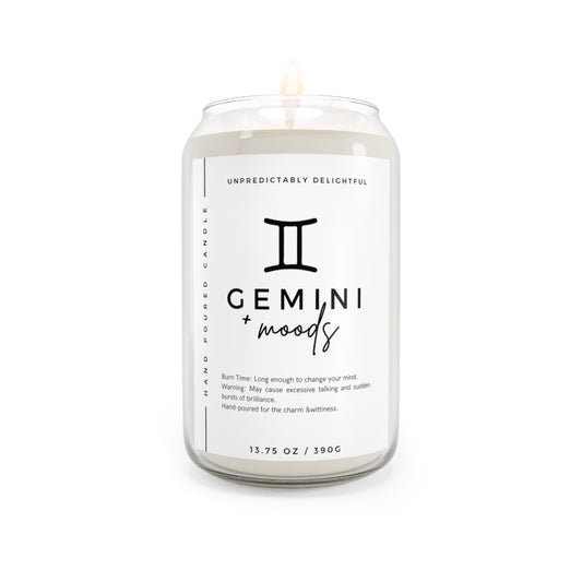 GEMINI Zodiac Scented Candle, 13.75oz, 390g