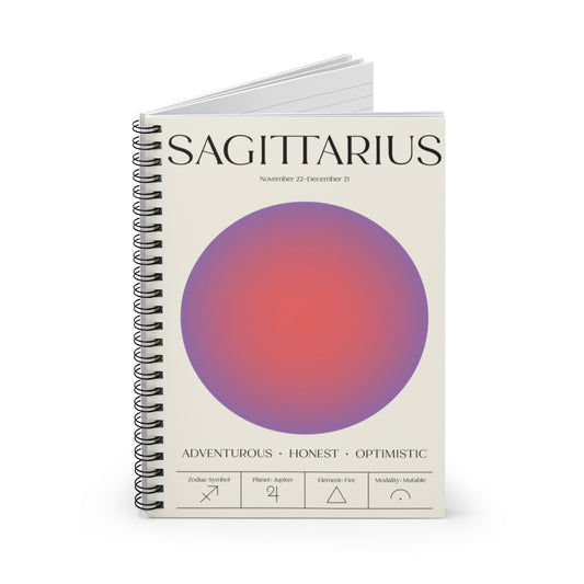 Spiral Notebook -  Aura Art - SAGITTARIUS