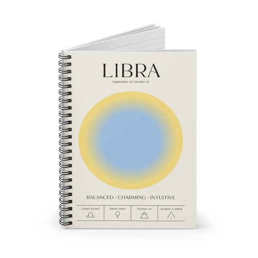 Spiral Notebook -  Aura Art - LIBRA
