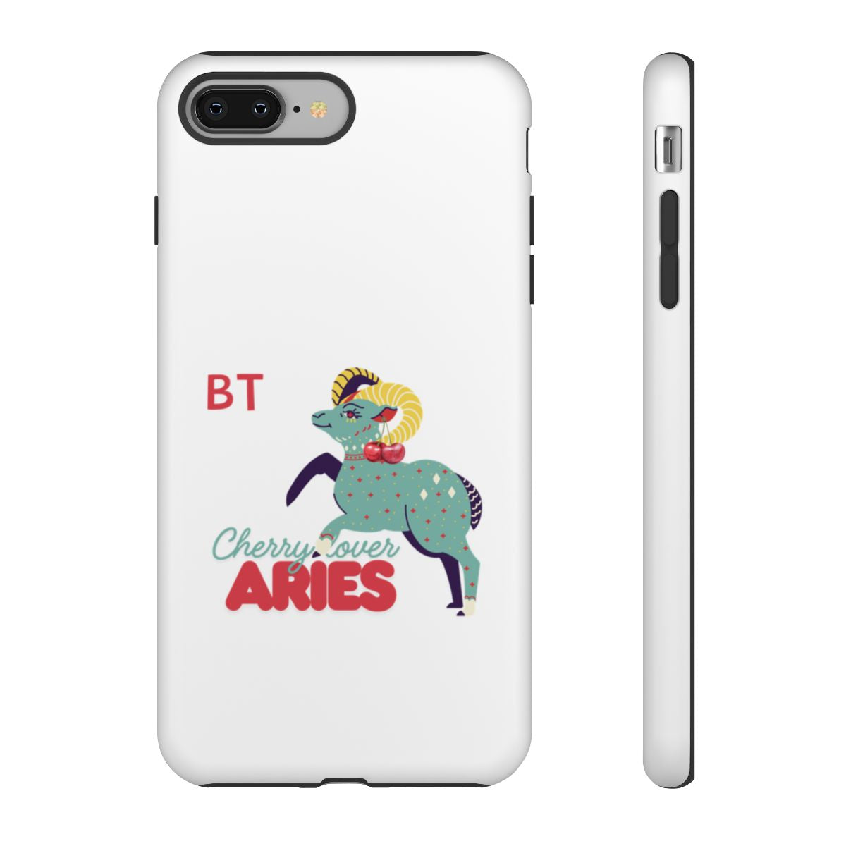 Cherry Lover Zodiac Phone Case - ARIES - PERSONALIZED