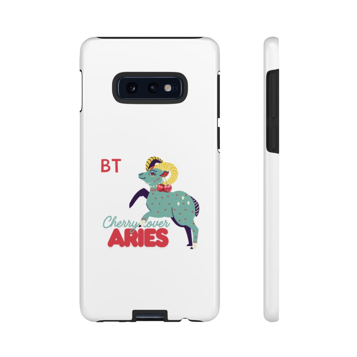 Cherry Lover Zodiac Phone Case - ARIES - PERSONALIZED