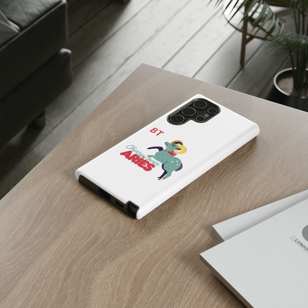Cherry Lover Zodiac Phone Case - ARIES - PERSONALIZED