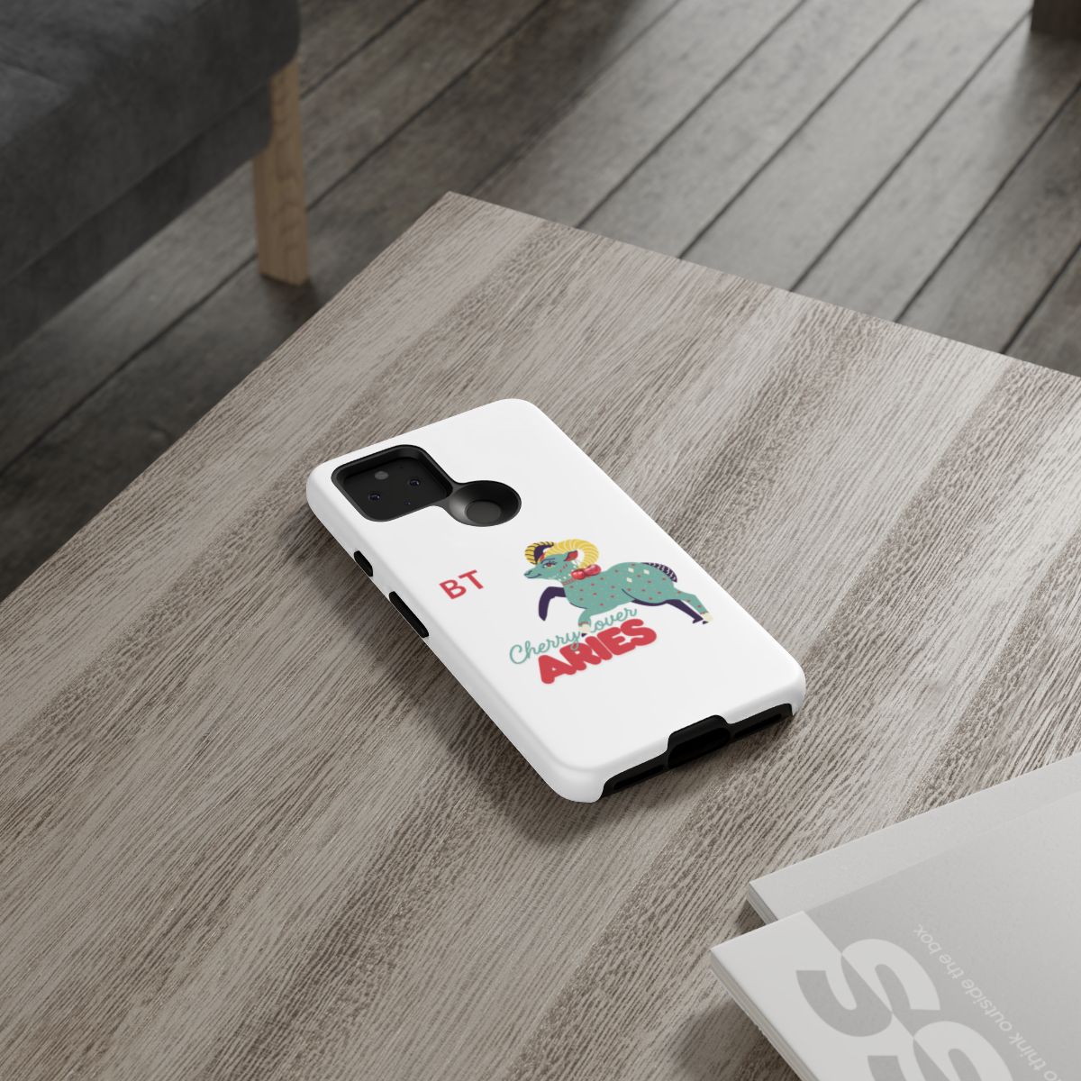 Cherry Lover Zodiac Phone Case - ARIES - PERSONALIZED