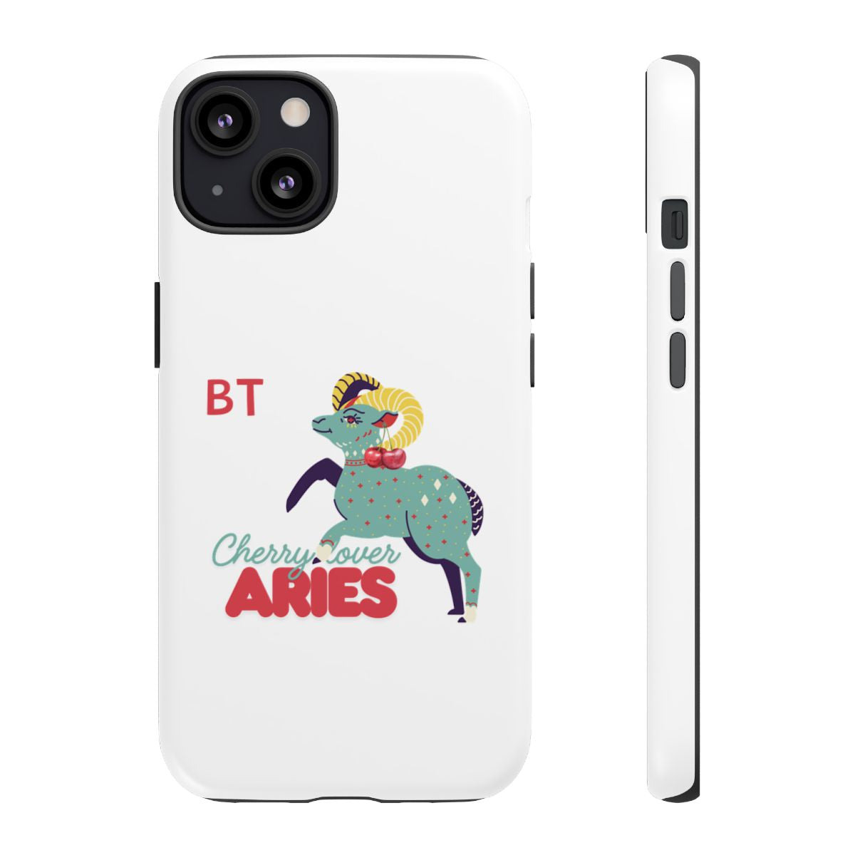 Cherry Lover Zodiac Phone Case - ARIES - PERSONALIZED